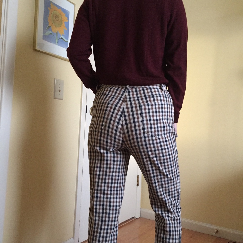 Vintage Check Pants - Picture 3 of 3